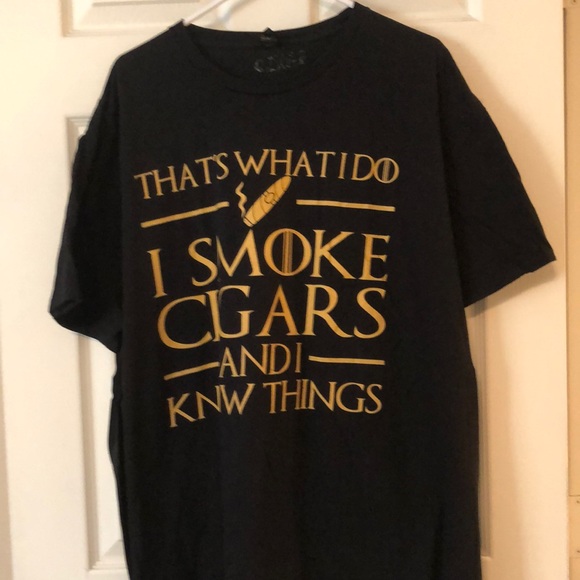 Other - Cigar lovers t shirt 3XL EUC
